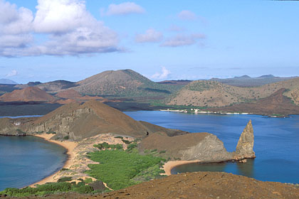 île de Bartolomé. Vue depuis le sommet du volcan