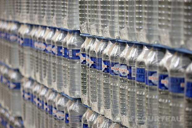 Mineral Water in a Super Market in France