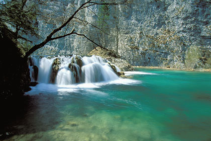 Cristal clear fresh water Lake / Croatia