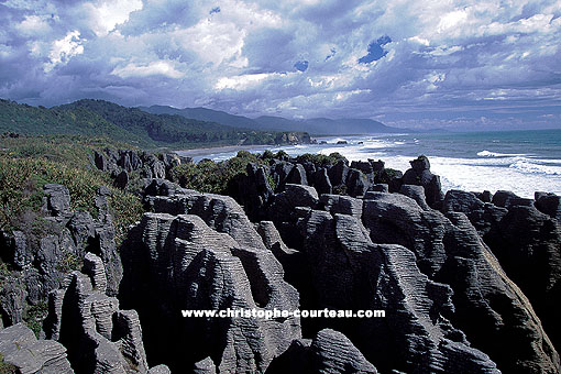 Punakaiki Pancake Rocks / Cte Ouest