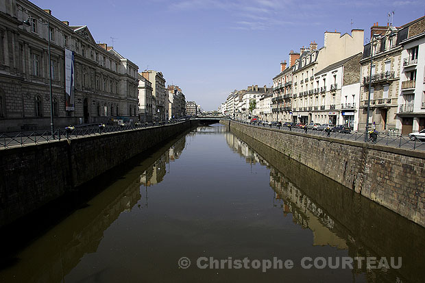 Water in a city : Rennes (France)