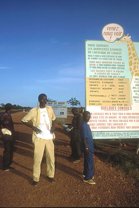 Guides naturalistes locaux  la dispositions des visiteurs