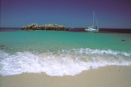 Plage de rêve à Saint-Nicolas des Glénan